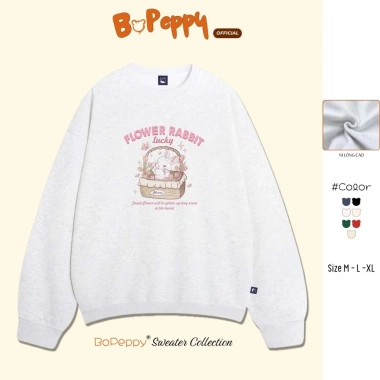 Áo Sweater Thỏ Giỏ Hoa BOPEPPY Nỉ Lông Cáo BP179 - Gen Z Giá 149k GIAO NGAY 9 Áo Sweater Thỏ Giỏ Hoa BOPEPPY Nỉ Lông Cáo BP179 - Gen Z Giá 149k GIAO NGAY 9