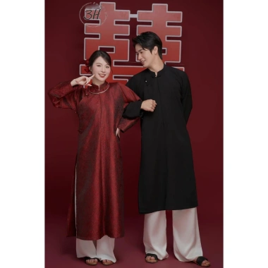 Áo tấc cổ phục ngũ tay chẽn bé cặp nam nữ gấm xốp 3H - Giá ưu đãi 495.000đ (giảm từ 598.950đ) 4 Áo tấc cổ phục ngũ tay chẽn bé cặp nam nữ gấm xốp 3H - Giá ưu đãi 495.000đ (giảm từ 598.950đ) 4