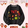 Áo Tết Bé 2.026 CIUCIU Sweater Vải Nỉ Da Cá - Happy New Year Giá 160k 8