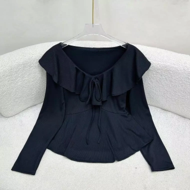 Áo Tết Bigsize Nữ Cổ Bèo Tiểu Thư Thanh Lịch Dáng Xòe - Giá chỉ 124k