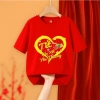 Áo tết gia đình 2.026 cotton mịn mát - Áo thun giá 30.000 đồng | Đồng Phục Anh Nga