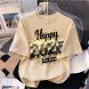 Áo Tết HAPPY 2.026 đa màu sắc, cotton mềm mịn, thoáng mát, co dãn tốt 89.000₫ 2
