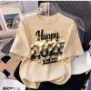 Áo Tết HAPPY 2.026 đa màu sắc, cotton mềm mịn, thoáng mát, co dãn tốt 89.000₫ 9