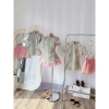 Áo thêu sen cá cổ nút tàu và váy tơ xếp ly xoè - Đầm Tết 44k ANNA T. BOUTIQUE 9