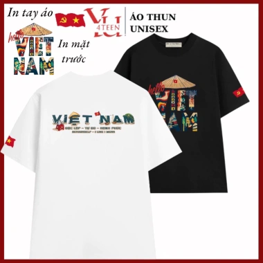 Áo Thun 2 Mặt VN Phông Unisex Bigsize - Độc Lập Tự Do, Hạnh Phúc Team Trend HOT 2