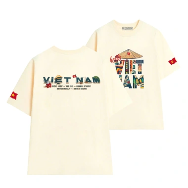 Áo Thun 2 Mặt VN Phông Unisex Bigsize - Độc Lập Tự Do, Hạnh Phúc Team Trend HOT 10