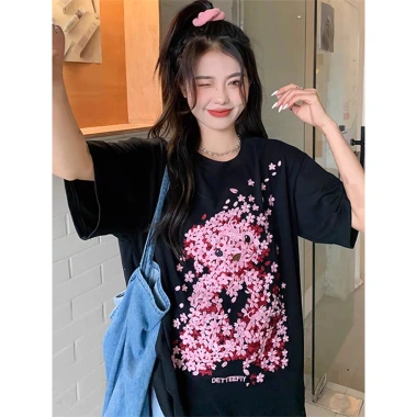Áo Thun Bloom Bear Gấu Hoa 250GSM Cotton Thoáng Mát, Mềm Mịn - Giá 199k 4