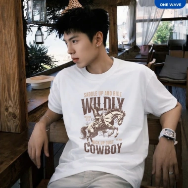 Áo thun cao cấp nam nữ 100% cotton ngựa tết phát tài, thiết kế tối giản sang trọng, TS216, 228.000₫