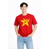 Áo thun Cờ Đỏ Sao Vàng Việt Nam – In to ngực, phom xuông, nam nữ, giảm còn 55k 4