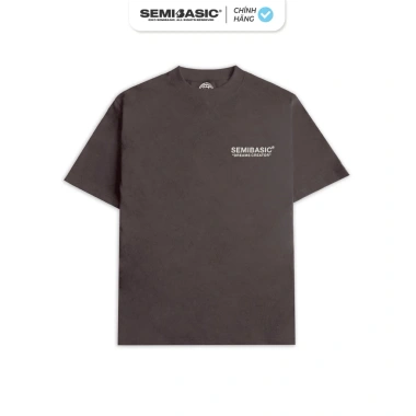 Áo thun cổ tròn oversized unisex Semibasic Dream Creator - xám nâu, Tết 2.026 222.440₫ 2