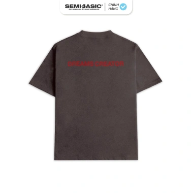 Áo thun cổ tròn oversized unisex Semibasic Dream Creator - xám nâu, Tết 2.026 222.440₫ 3
