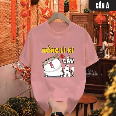 Áo Thun Cổ Tròn Tết 2.026 Hổng Lì Xì Cắt Á Cotton Mềm Mại – In Chúc Tết Du Xuân 99k 10 Áo Thun Cổ Tròn Tết 2.026 Hổng Lì Xì Cắt Á Cotton Mềm Mại – In Chúc Tết Du Xuân 99k 10