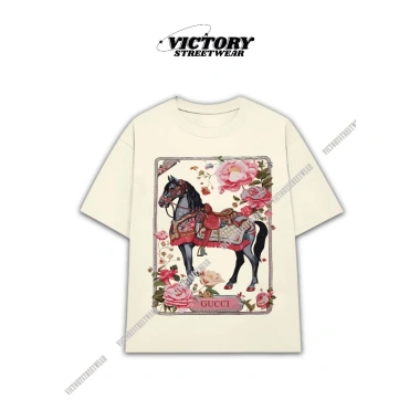 Áo Thun Cotton 100% Mẫu Ngựa Happy New Year – Năng Động, Thoải Mái, Giá 241k 2