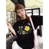 Áo thun cotton in hoa Memo style, form rộng, size 40‑65kg, giảm còn 130.000₫ 5