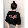 Áo thun cotton in hoa Memo style, form rộng, size 40‑65kg, giảm còn 130.000₫ 7