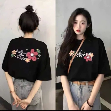 Áo thun cotton in hoa Memo style, form rộng, size 40‑65kg, giảm còn 130.000₫ 8 Áo thun cotton in hoa Memo style, form rộng, size 40‑65kg, giảm còn 130.000₫ 8