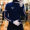 Áo Thun Dài Tay Nỉ Da Cá Logo Thêu 3 Sọc Mẫu Mới Tết 2.025 Giá Ưu Đãi 110k ShopMap 3