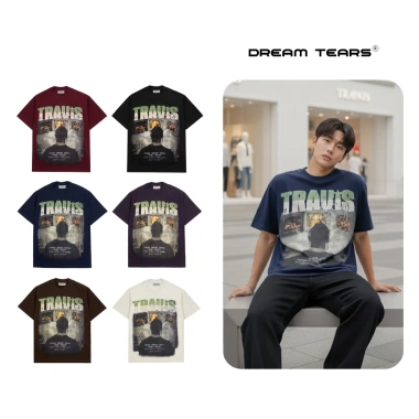 Áo Thun Dream Tears Nam Nữ Cổ Tròn 250Gsm Thoáng Mát AP41 Giá Ưu Đãi 180.950 VND