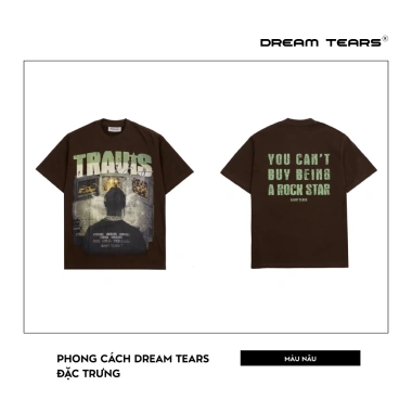 Áo Thun Dream Tears Nam Nữ Cổ Tròn 250Gsm Thoáng Mát AP41 Giá Ưu Đãi 180.950 VND