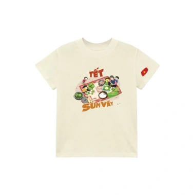 Áo thun form rộng Nam nữ Tết Cotton mềm mịn co dãn 2 chiều - 122.850đ