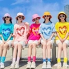 Áo thun gia đình, áo cặp đôi unisex, Phom 55k, phù hợp đi biển, du lịch, nhóm bạn 3