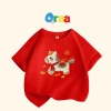 Áo thun gia đình Tết 2.026 CHÚ NGỰA VÀNG cotton 4 chiều mềm mịn mát - Oraa Studio (9kg-95kg)