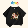 Áo thun gia đình Tết 2.026 CHÚ NGỰA VÀNG cotton 4 chiều mềm mịn mát - Oraa Studio (9kg-95kg) 5