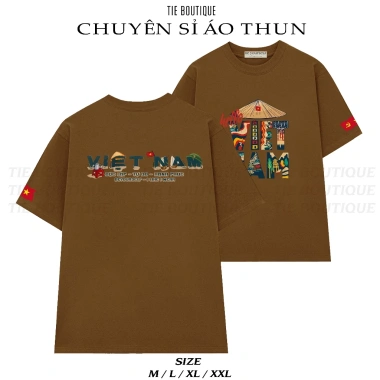 Áo Thun In Hello Vietnam - Độc Lập Tự Do, Yêu Nước, Cotton Thoáng Mát, Giảm 22% 10 Áo Thun In Hello Vietnam - Độc Lập Tự Do, Yêu Nước, Cotton Thoáng Mát, Giảm 22% 10