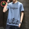 Áo thun nam Alex Cool cổ tròn thun lạnh co giãn 4 chiều hình thành phố 9