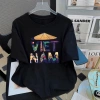 Áo thun nam nữ đồng phục gia đình yêu nước – Giá ưu đãi 59.000đ, áo du lịch, áo nhóm 2