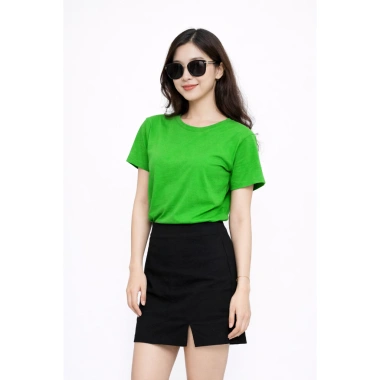 Áo Thun Nam Nữ Xanh Lá Đậm 24H Phom Xuông Vải Dày Thời Trang Giá 53k