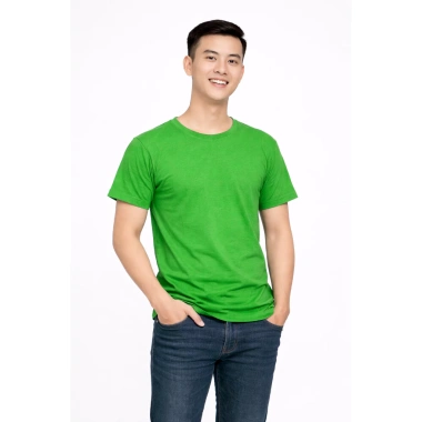 Áo Thun Nam Nữ Xanh Lá Đậm 24H Phom Xuông Vải Dày Thời Trang Giá 53k
