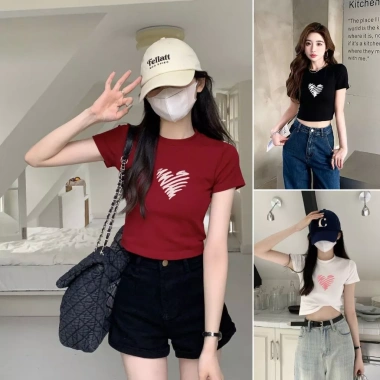 Áo thun nữ croptop NA02 ôm dáng, cotton Loza G80 - Giá ưu đãi 127.999₫ 3