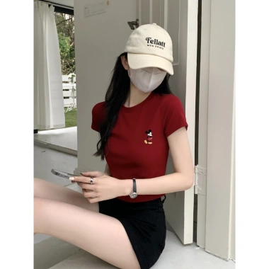 Áo thun nữ croptop NA02 ôm dáng, cotton Loza G80 - Giá ưu đãi 127.999₫ 8