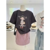 Áo thun nữ Menina cotton in hình thời trang ngắn tay cổ tròn dáng rộng giá 96.749đ 5