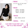 Áo Thun Nữ Tay Dài Cổ Tròn Ôm Body Phối Bèo Eo Nữ Tính - Peplum Borip Dày Dặn 69k 2