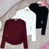 Áo Thun Nữ Tay Dài Cổ Tròn Ôm Body Phối Bèo Eo Nữ Tính - Peplum Borip Dày Dặn 69k 9