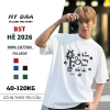 Áo thun phông Tết 2.026 bigsize 110kg cotton tay lỡ form rộng cặp đôi MY DNA