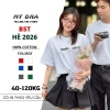 Áo thun phông Tết 2.026 bigsize 110kg cotton tay lỡ form rộng cặp đôi MY DNA 3
