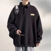Áo thun Polo dài tay nam AOKONG dáng rộng, jacquard đa năng, xuân thu, áo cặp đôi - giảm giá 280.800đ 5
