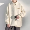 Áo thun Polo dài tay nam AOKONG dáng rộng, jacquard đa năng, xuân thu, áo cặp đôi - giảm giá 280.800đ 6