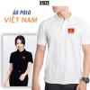 Áo thun polo Việt Nam XUZI, cổ bẻ, ngắn tay thể thao, vải cá xấu mềm mịn, cao cấp