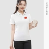 Áo thun polo Việt Nam XUZI, cổ bẻ, ngắn tay thể thao, vải cá xấu mềm mịn, cao cấp 2