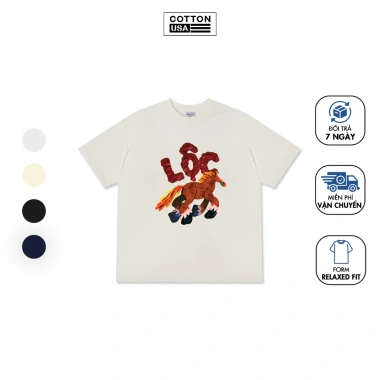 Áo thun Relaxed Fit Cotton USA Vietnam Tết Bính Ngọ Lộc NT31.179NT giảm giá 189k 2 Áo thun Relaxed Fit Cotton USA Vietnam Tết Bính Ngọ Lộc NT31.179NT giảm giá 189k 2