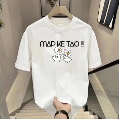 Áo Thun Tay Lỡ Form Rộng Unisex Cổ Tròn - Mập Kệ Tạo, Giá 24.900đ giảm từ 31.374đ 3
