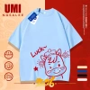 Áo thun tay ngắn đỏ Tết NASA LUCK ngựa con cotton thoải mái cho nam nữ - 130k 5