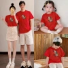 Áo thun Tết 2.026 cho cả gia đình mẫu ngựa vằng dễ thương size 5‑90kg giá chỉ 19.000₫