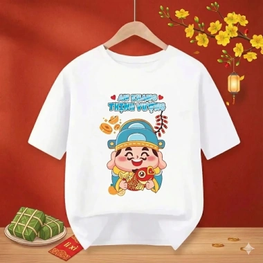 Áo thun tết 2.026 cho gia đình – chất thun mềm mịn, thoáng mát, du xuân cực đẹp, giảm giá tới 23% 2