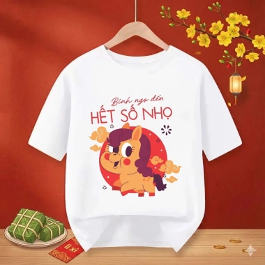 Áo thun tết 2.026 cho gia đình – chất thun mềm mịn, thoáng mát, du xuân cực đẹp, giảm giá tới 23% 5