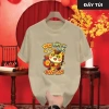 Áo thun TẾT 2.026 cổ tròn unisex đầy túi, co giãn tốt, in sắc nét, trẻ trung - 129k 3